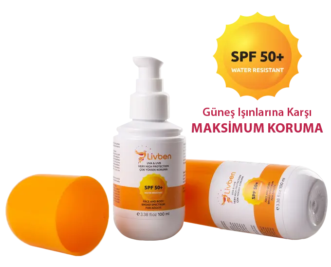 50+ SPF Mineral Feuchtigkeitscreme und Anti-Fleck Sonnenschutz
